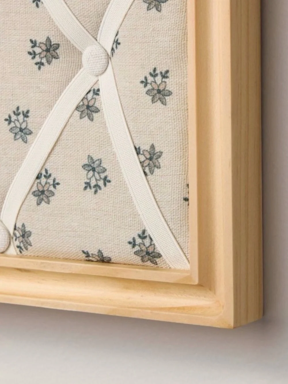 Arched 14”x18” Photo & Memory Collage Board w/ Patterned Fabric Hearth & Hand